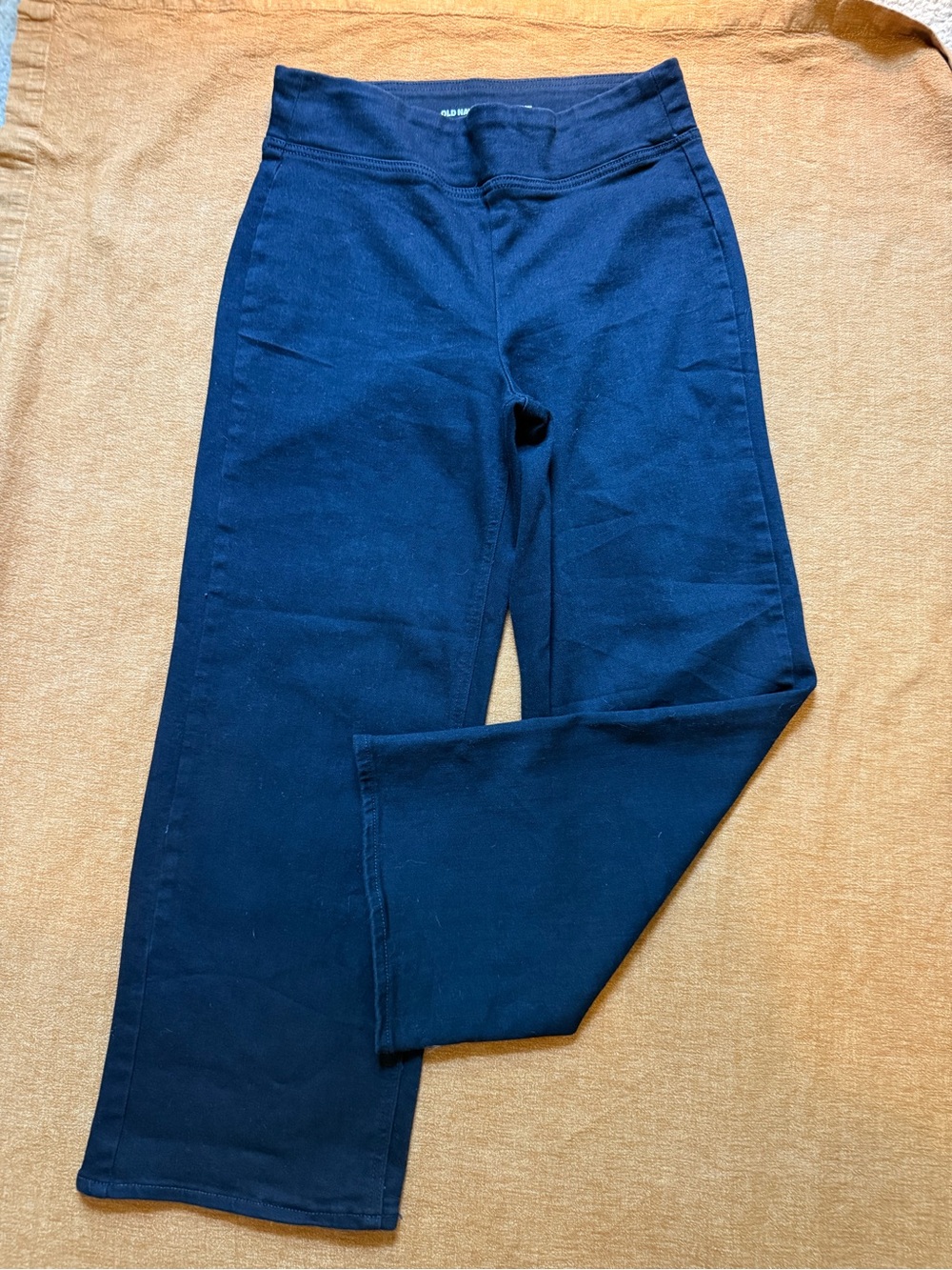 Old Navy Weekender wide leg cropped black pants